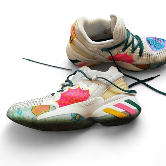 Adidas DON Issue 2 Day of the Dead Sugar Skull Basketball Shoes Mens 10.5 G55791